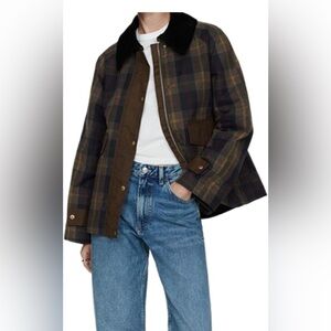 Women's Vintage Plaid Jacket